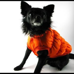 Orange Puffer Jacket Size 22 L